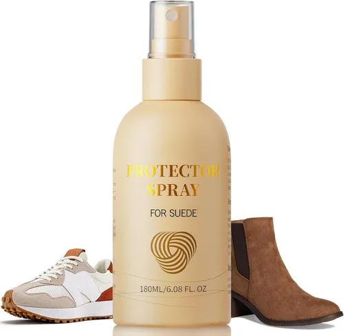 Spray protector de gamuza para zapatos: impermeabilizante y protector de manchas sin olor sin PFAS - Nano Shield a base de agua para botas, cuero y