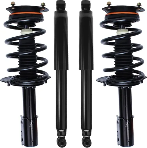 Miniatura 9 de Detroit Axle - Amortiguadores de puntales para Nissan Sentra 2007-2012 [Base S SL SR] Puntales delanteros completos con amortiguadores traseros