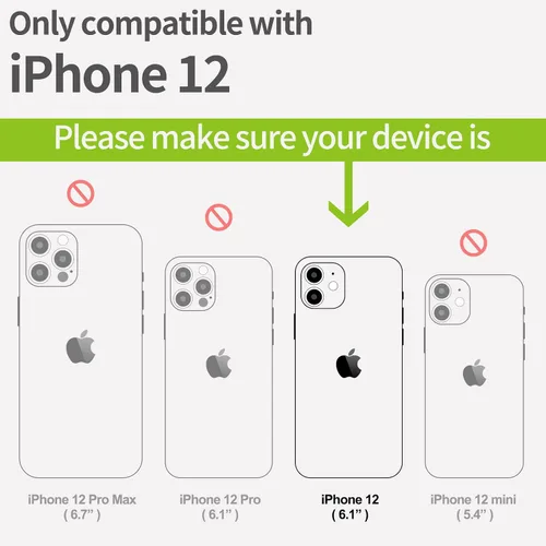 Miniatura 3 de Carveit Funda magnética de madera para iPhone 12 [madera natural y TPU suave negro] a prueba de golpes, funda de madera única compatible con MagSafe