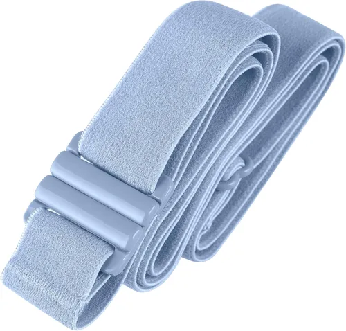 Miniatura 33 de Cinturón elástico ajustable – Cinturones para mujer, cinturón de cintura antideslizante, sin mostrar hebilla plana para mujer