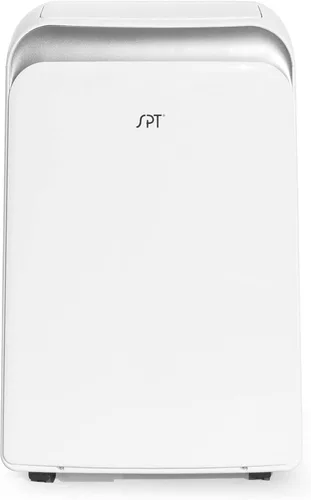 SPT WA-S8001E Aire acondicionado portátil de 12,000 BTU - Enfriamiento (SACC: 8,000BTU), con enfriamiento, deshumidificador, ventilador, blanco,