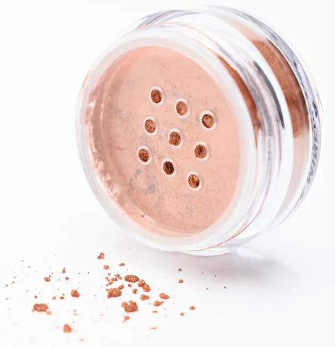Miniatura 27 de Pure Ziva Adobe Glaze - Pigmento de polvo suelto de sombra de ojos en color bronce cobrizo, color rojo claro, rosa, maceta de polvo mineral con una