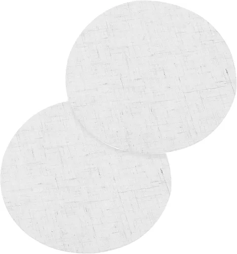 Miniatura 10 de FOMIYES Difusor de pantalla redonda, 2 piezas de tela de 6.29 pulgadas para colgantes, luz suavizante, lámpara de escritorio, cubierta de luz