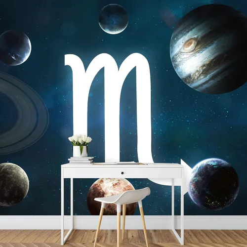 Miniatura 37 de NWT Calcomanía removible para pared, diseño de nube galáctica, estrella, nebulosa, fantasía, ciencia ficción, astronomía y arte espacial, arte