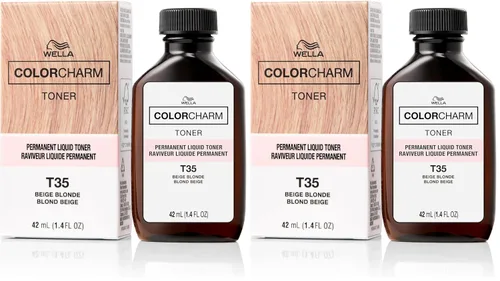 Miniatura 20 de COLORCHARM Permanent Liquid Hair Toners Neutralize Brass Healthy-Looking Blondes Tones Vegan & Free of Parabens T15 Rubio Beige Pálido