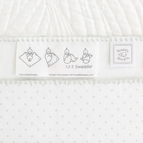 Miniatura 2 de SwaddleDesigns Ultimate Winter Swaddle, manta de recepción XL, hecha en Estados Unidos, franela de algodón premium, elefante y pollitos amarillos