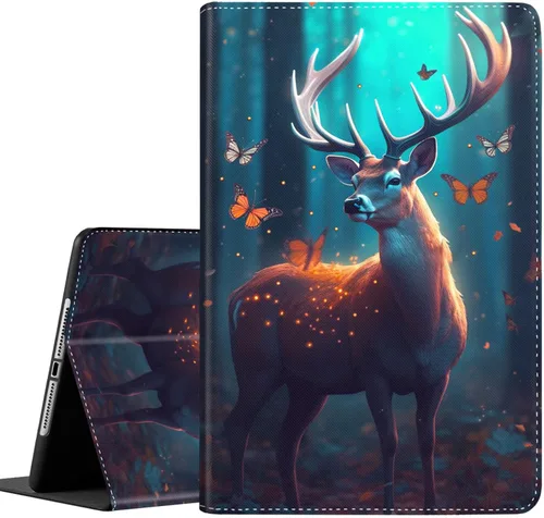 Miniatura 22 de Funda para 9.7 pulgadas 2017 2018/iPad air/iPad Air 2, apagado automático/encendido multiángulo de visión delgada folio caso de la cubierta