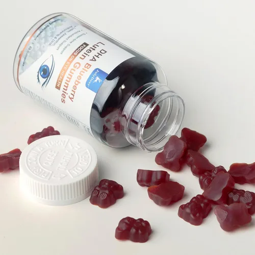 Miniatura 8 de JulyDeer 2 paquetes de gomitas de luteína y zeaxantina que apoyan la salud ocular, 9 en 1 con 8 mg de luteína y 1.6 mg de zeaxantina, soporte