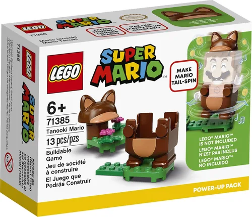 Miniatura 4 de LEGO Super Mario Paquete de figuritas Tanooki Mario, juego de construcción, juguete de regalo coleccionable para niños creativos, 2021 (13 piezas)
