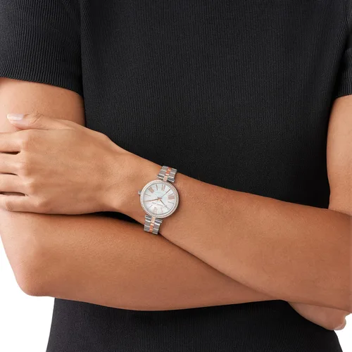 Miniatura 4 de Michael Kors Maci Reloj de tres manecillas de acero inoxidable