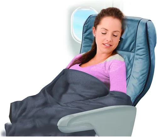 Miniatura 3 de Manta de forro polar de la marca Cloudz, 50" x 60", Negro