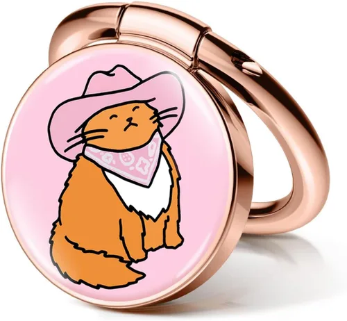 Miniatura 20 de Soporte para anillo de teléfono, soporte de anillo de teléfono de dibujos animados, soporte para teléfono, soporte de agarre de dedo de rotación 360