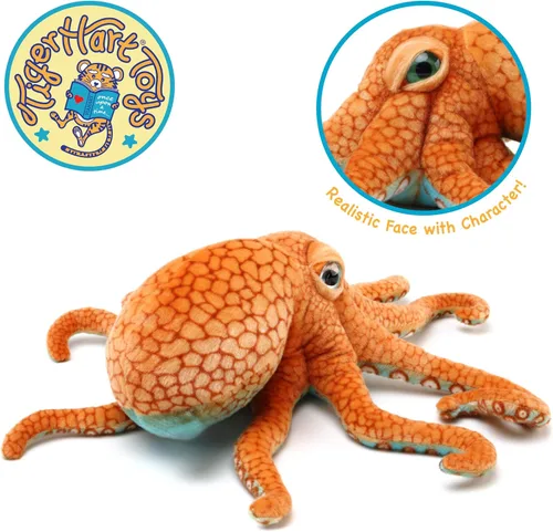 Miniatura 4 de TigerHart Olympus El Pulpo - Peluche de 18 Pulgadas