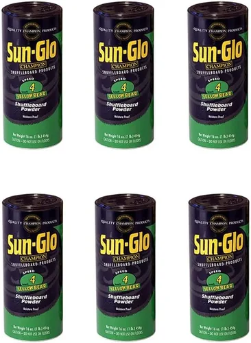 Sun-Glo #4 Speed Shuffleboard Powder - Paquete de 6