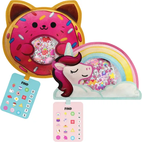 Vango BIZYBOO - El peluche original de Seek & Find - Juego educativo de búsqueda de objetos ocultos para resolver problemas y emparejar para niños