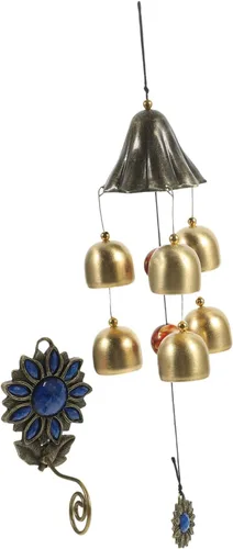 PRETYZOOM Metal Wind Chime Bell Elegant Sound for Indoor and Outdoor Decor Vintage and Design Bells for Home Wall Decoration