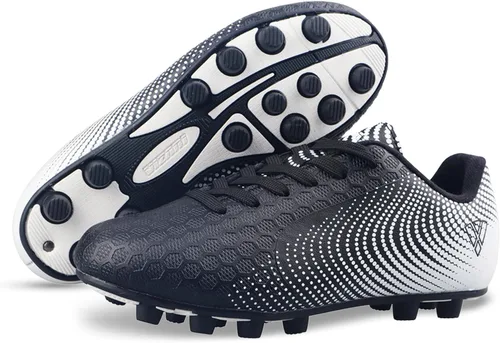 Miniatura 2 de Vizari USA Stealth - Botines de fútbol para niños y niñas, zapatos deportivos de fútbol para exteriores para niños pequeños, niños grandes, ligeros