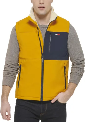 Miniatura 5 de Tommy Hilfiger Chaleco con forro Sherpa para hombre, Multi
