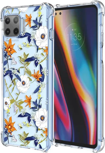 Miniatura 39 de Funda para Moto G Stylus 2021 4G Clear Flower Funda de teléfono TPU suave a prueba de golpes, antiarañazos, funda protectora para Motorola G Stylus