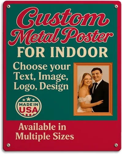 Miniatura 13 de BCB Print - Letreros personalizados para patio con 2 estacas de metal (24 x 18 pulgadas), letreros personalizados para césped para negocios, eventos