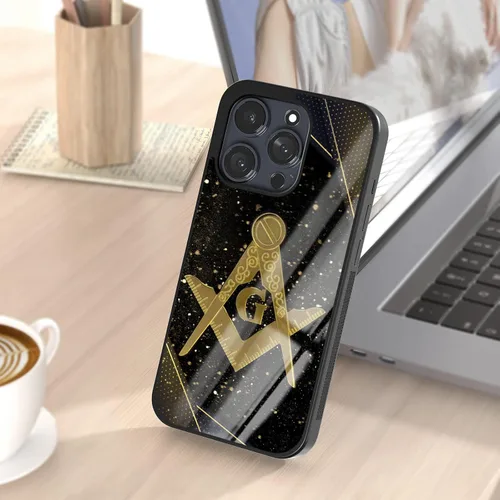 Miniatura 7 de Regalos de mampostería gratis para hombres, fundas hipster iPhone 11 12 13 14 Pro Max Plus Mini Xr Xs, Samsung Galaxy A03 A13 A53 A73 Note S Z Oro