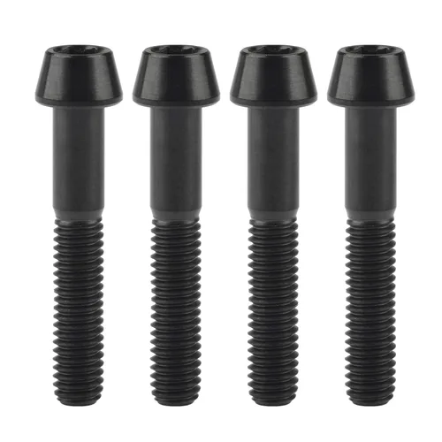 Miniatura 30 de Titanio Ti M6 x 10 16 18 20 25 30 35 40 45 50 55 60 2.559 in Allen - Tornillos hexagonales de 2.559 in, tornillos cónicos, paquete de 4