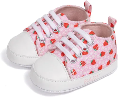 Miniatura 87 de KIDSUN zapatos deportivos altos hasta el tobillo para bebés, niños y niñas con suela antideslizante, suaves, para recién nacidos, zapatos