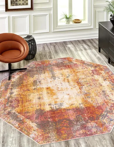 Miniatura 9 de Unique Loom Deepa Collection - Alfombra rectangular de 2 pies x 3 pies 1 pulgadas, color azul
