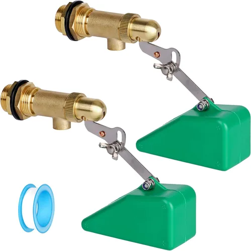 Miniatura 9 de Válvula de flotador de 3/4 pulgadas, válvula de flotador de agua de latón para tanque de agua, válvula de bola flotante con brazo ajustable