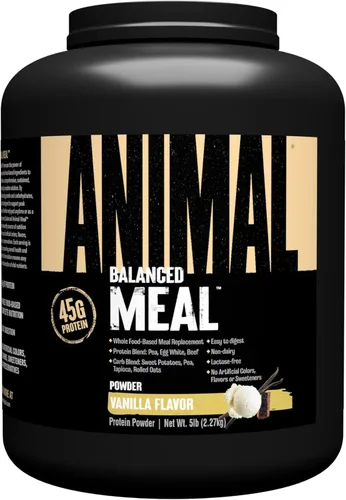Miniatura 2 de Animal Meal - Batido de proteína con ingredientes de alimentos integrales, ayuda en la recuperación muscular, con mezcla de clara de huevo, proteína