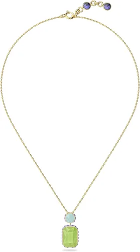 Miniatura 2 de Swarovski Chroma Crystal Pendant Necklace Collection, Gold Tone Finish Setting