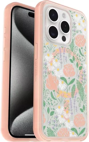 Miniatura 7 de OtterBox Funda transparente para iPhone 15 Pro MAX (solamente) de la serie Symmetry (transparente), se ajusta a MagSafe, ultra suave, bordes