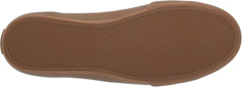 Miniatura 4 de BOSS Zapatos deportivos de piel con logotipo doble B para hombre