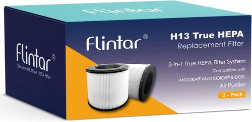 Miniatura 6 de Filtro de repuesto B-D02L/M05, compatible con MOOKA M05, B-D02L; funciona para VEWIOR B-D02U y para purificador de aire Tailulu D10, juego