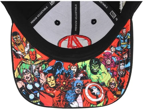 Miniatura 7 de Marvel Comic UV Ajustable Gancho y Bucle Curvo Tapa Blk