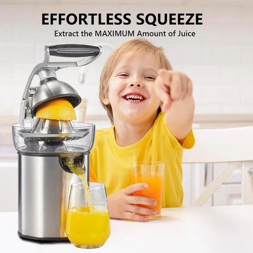 Miniatura 8 de Qcen 500W Juicer Machine Green y Electric Citrus Juicer Exprimidor Paquete
