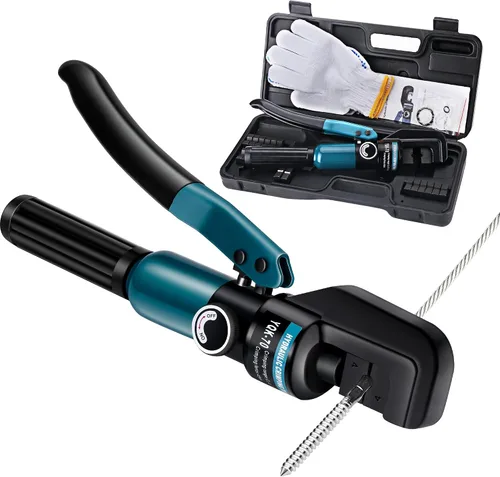 Miniatura 2 de Steel DN Mate Herramienta de prensado hidráulico mejorado/crimpadora hidráulica con 9 troqueles para sistema de barandilla de cable de acero