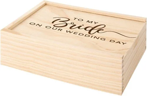 Miniatura 10 de Koyal Wholesale Caja de recuerdo grabada para álbum de fotos de boudoir solo para tus ojos, regalo de despedida de soltera para novia futura boda