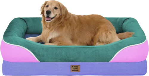 Miniatura 48 de Cama ortopédica grande lavable para perros, sofá XL para perros, cama de cuatro lados para perros, impermeable, antideslizante, para perros de gran