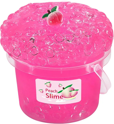 Miniatura 9 de Azeperoy Slime de gelatina azul cielo premezclado con destellos y textura crujiente, incluye 4 juegos de complementos, estimulación sensorial y Azul