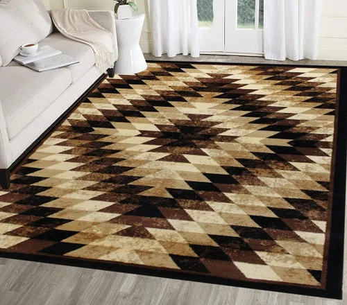 Miniatura 20 de Masada Rugs, Stephanie Collection - Alfombra de área del suroeste de nativos americanos, diseño envejecido 1106 turquesa, gris, blanco y negro