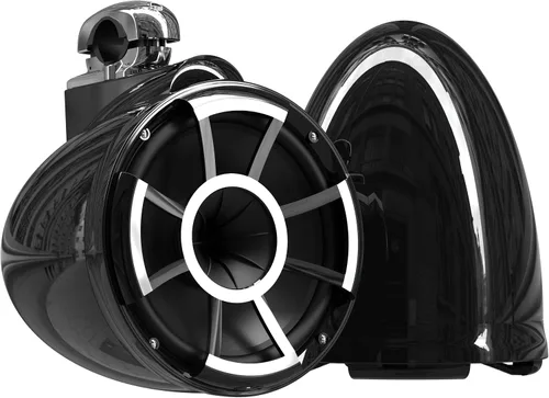Miniatura 22 de wet sounds REV 10 W-SXM V2 Revolution Series - Altavoz de torre blanco de 10 pulgadas con montaje en X giratorio TC3