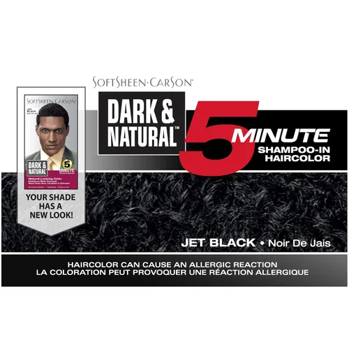 Miniatura 9 de SoftSheen-Carson Dark & Natural Champú-Tinte para el Cabello de 5 Minutos, Negro Azabache