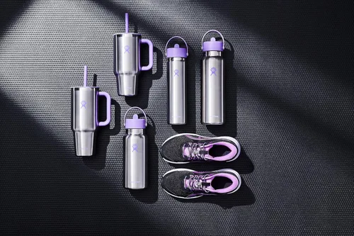 Miniatura 5 de Hydro Flask Botella de agua – Acero inoxidable aislado – Tapa flexible con popote de boca ancha, antiderrames, a prueba de fugas y recargable de 40