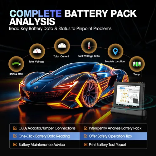Miniatura 4 de Autel MaxiSYS Ultra EV Scanner: 2026 Top EV Ver. of Ultra S2 MSUltra MS909 S2 Intelligen Scan Diagnostic, High-Voltage System Battery Pack Analyze