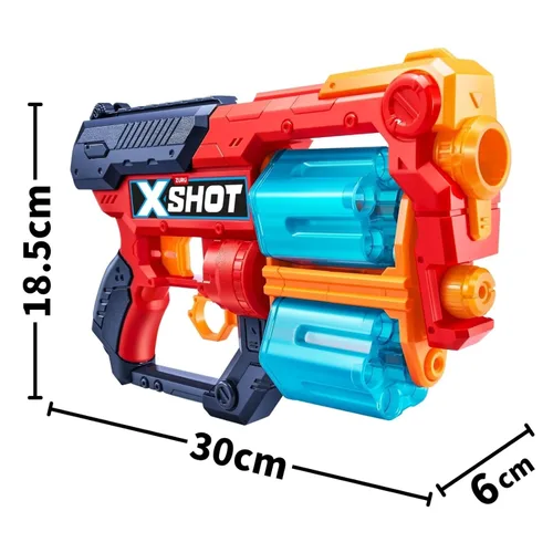 Miniatura 4 de ZURU X-Shot 36436 Excel Xcess Foam Blaster (16 dardos)