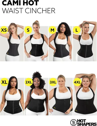 Miniatura 9 de HOT SHAPERS Cami Hot Waist Cincher para mujer, entrenador de compresión y mejora del sudor para adelgazar la cintura y controlar el abdomen