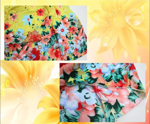 Miniatura 6 de Vestidos bohemios para niñas, floral, sin mangas, arcoíris, playa, con collar, 2-12T