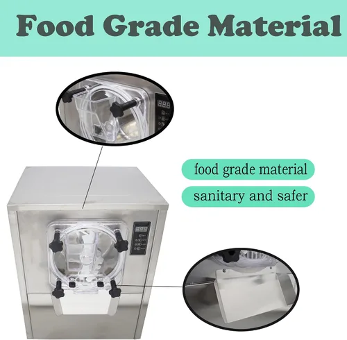 Miniatura 3 de Máquina comercial de helado duro para servir helados duros de acero inoxidable con panel de operación inteligente 25-30L/H Máquina de helado