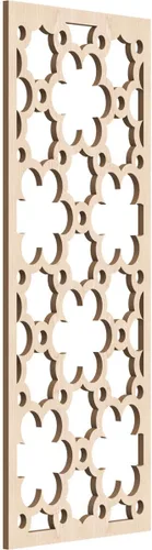 Miniatura 11 de Ekena Millwork WALW14X35X0250STGRO Southgate - Paneles de pared decorativos de madera con calado, 13 3/8 pulgadas de ancho x 34 3/8 pulgadas de rojo
